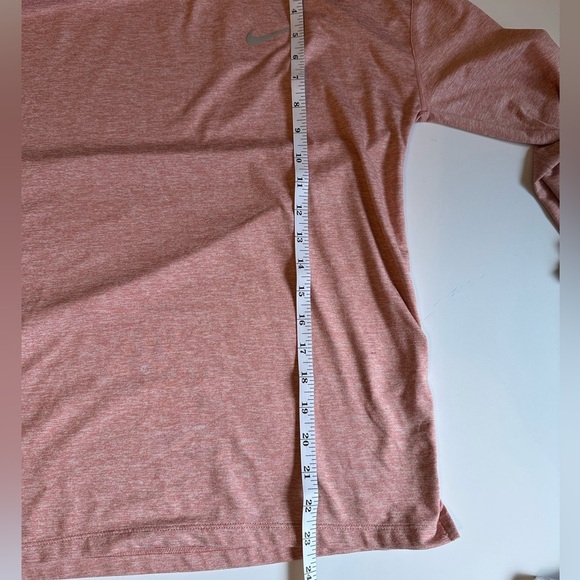 Nike Pink Long Sleeve Dri-Fit Shirt - Picture 6 of 8